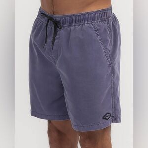 Billabong All Day Overdye Layback Board Short Dusty Grape Drawstring Mens Medium
